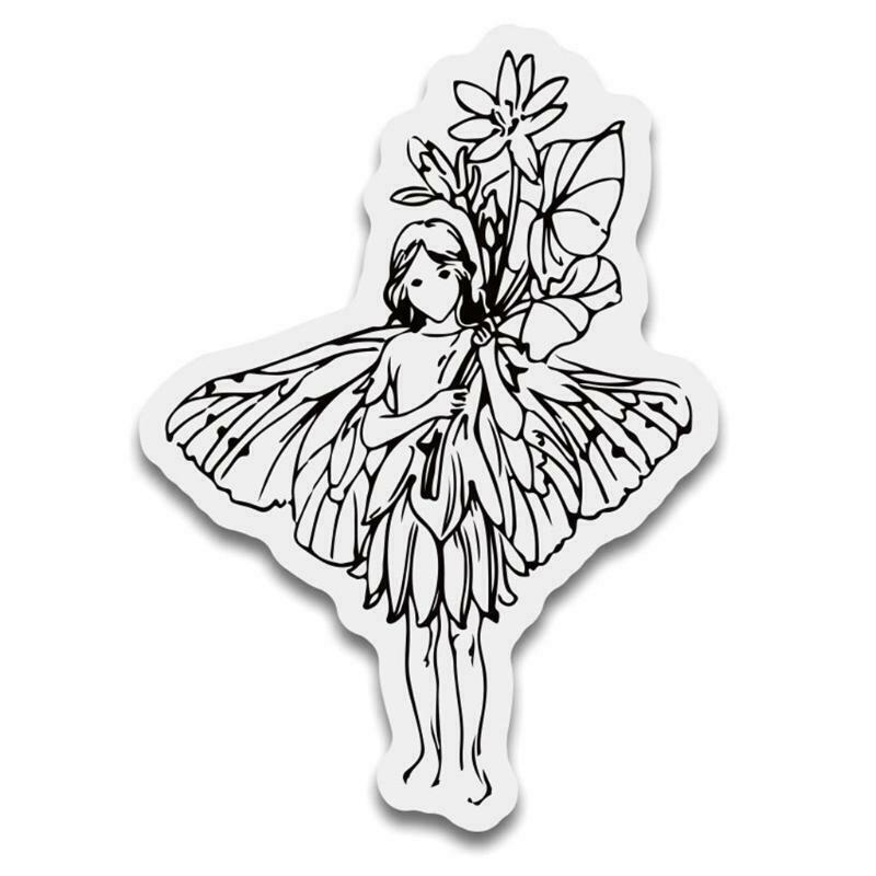 Fairy Silicone Clear Seal Stamp DIY Scrapbooking Emboss Photo Album Decorative
