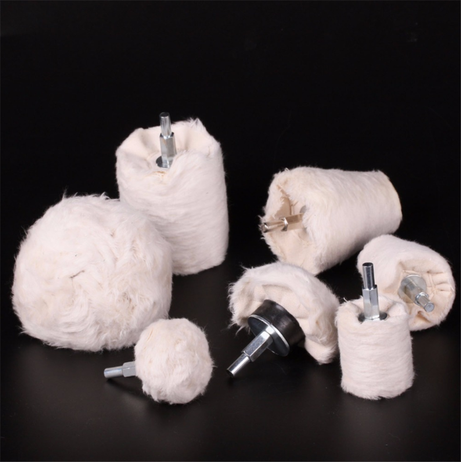 7x Buffing Pad Mop Wheel Metal Polishing Kit For Aluminum Stainless Steel Chrome