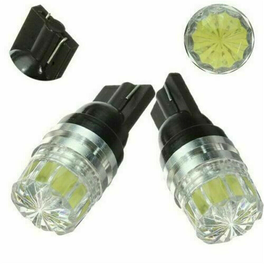 10x T10 501 Led White W5w Car Side Light Bulbs Number Plate Interior Bulb