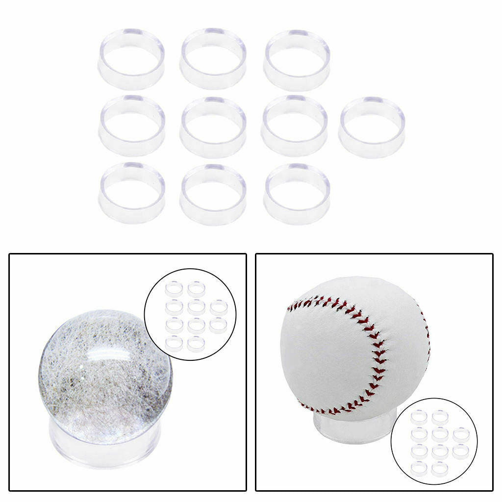20Pcs Clear Display Stand For Crystal Ball Quartz Glass Stone Gems Base