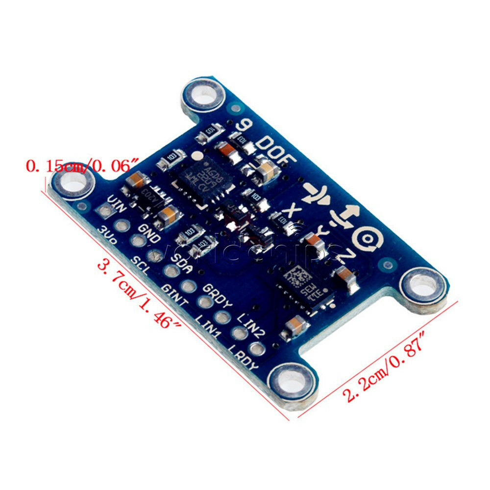 9-Axis L3GD20/LSM303D 9DOF IMU Breakout Pressure Digital Gyroscope Sensor Module