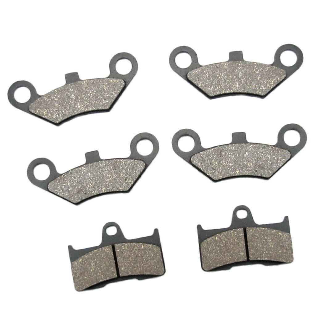 3 Pairs (F + R) Brake Pads Set For CFmoto CF500 CF600 X5 X6 X8 U5 ATV UTV