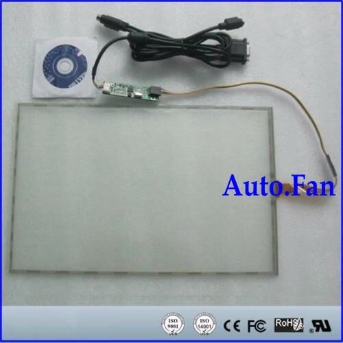 15inch 322x247mm 5Wire Resistive Touch Screen Panel USB kit for 15" monitor