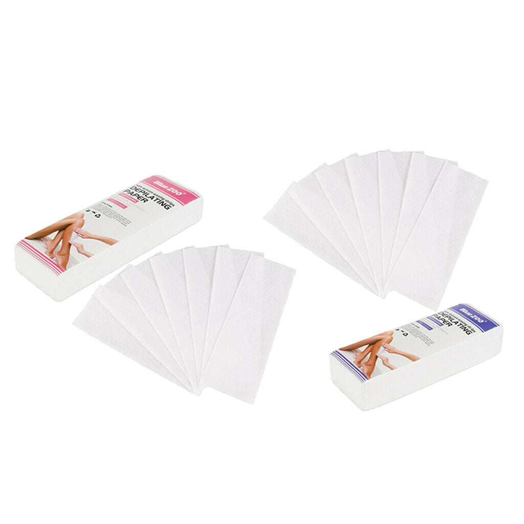 200x Non-woven Disposable Hair Removal Wax Epilator Paper Strip for Arms