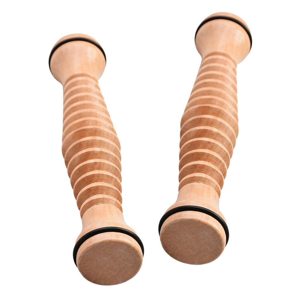 Pack2 Wood Foot Roller Massager for tired Feet Relieve Foot Arch Pain Gifts