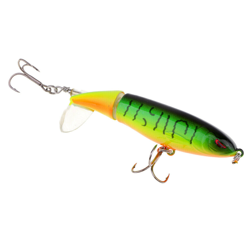 2x Whopper Popper Lure Artificial Hard Bait Two Colors Fishing Fish Catcher