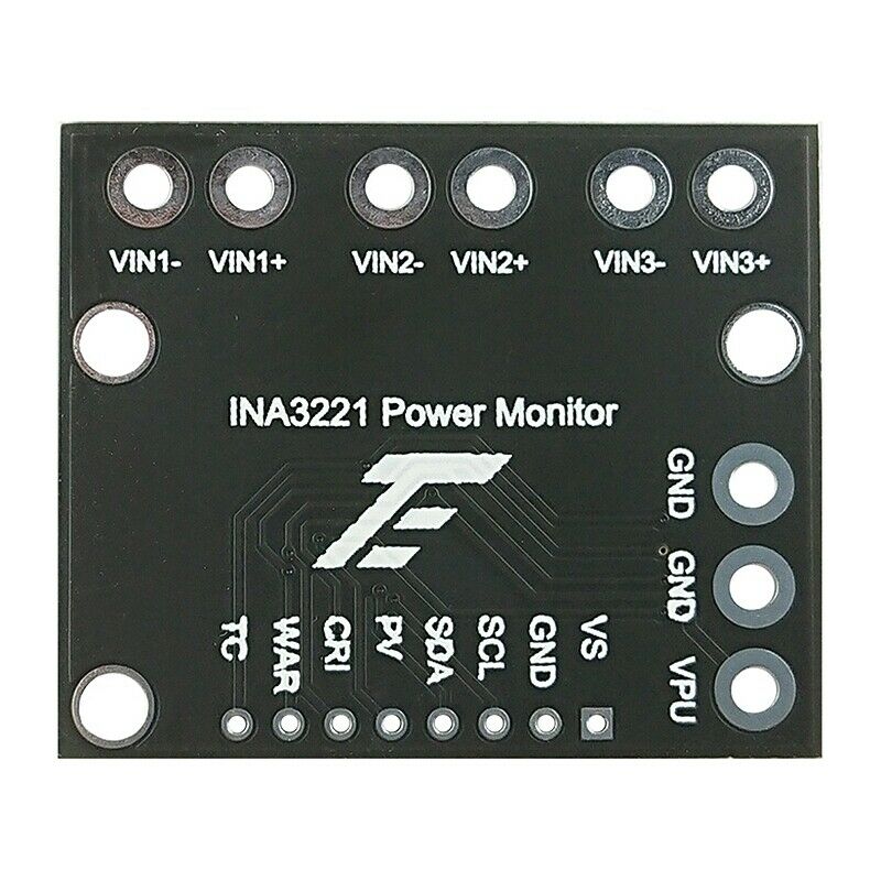 I2C SMBUS INA3221 Triple-Channel Shunt Current Power Supply Voltage Monitor SeH3