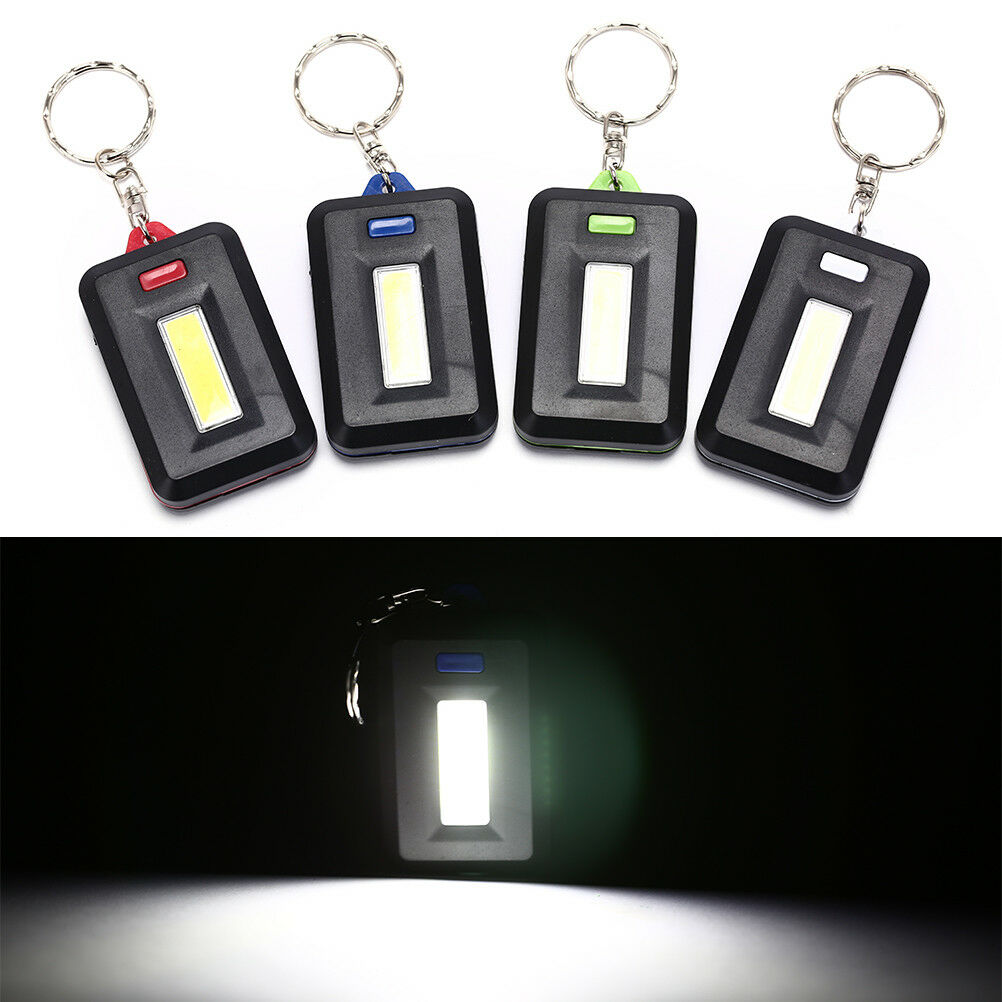 Mini Portable 3 Modes Pocket COB Worklight Light LED Flashlights Torch~Keycha TH