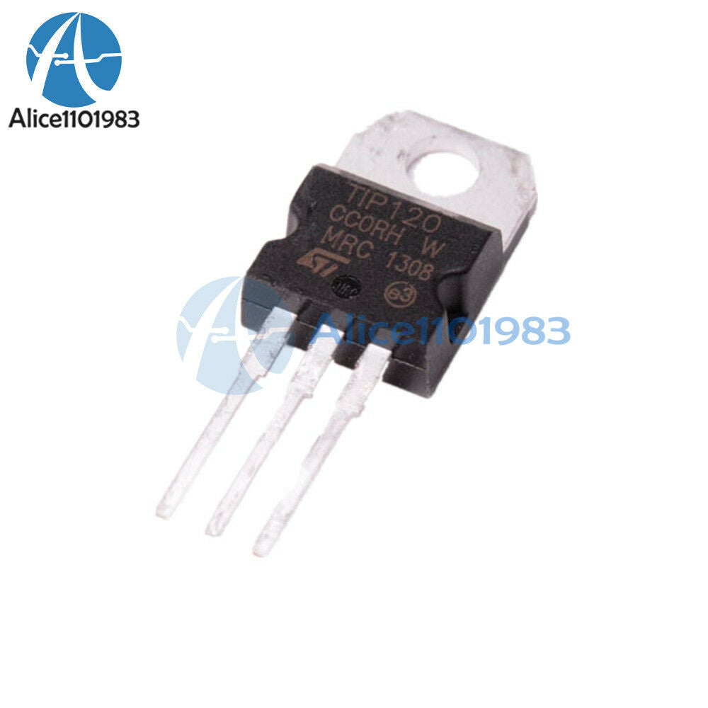 50PCS TIP120 120 NPN Darlington Transistors TO-220 New