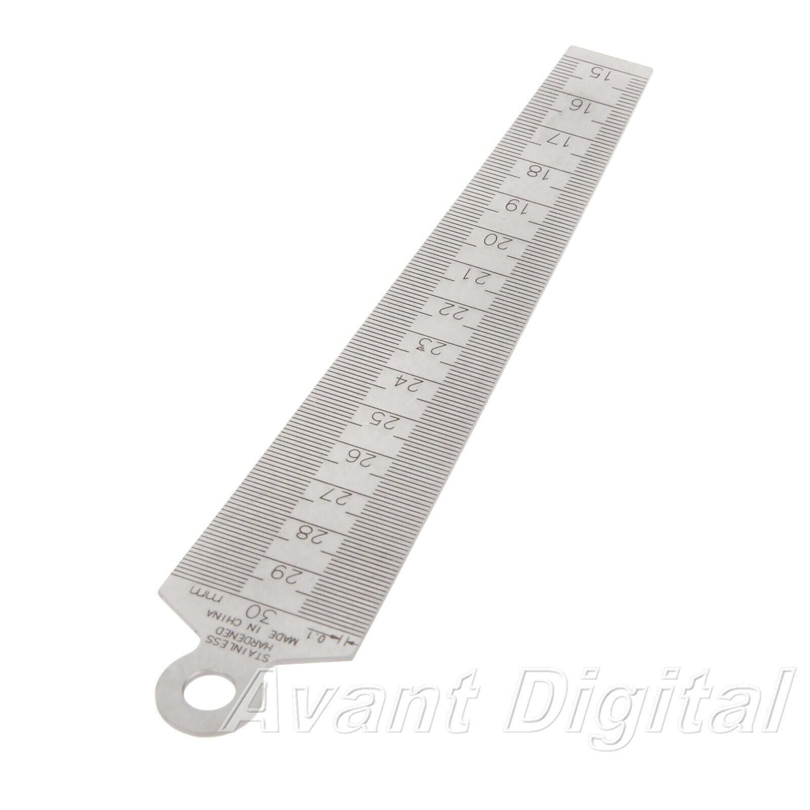 Accurate Wedge Gauge Welding Gage Quilting Ruler Inspection Tool Range 15-30mm
