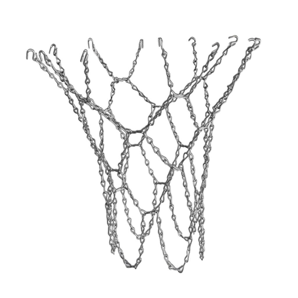 Metal basketball net, metal net, steel chain basketball net
