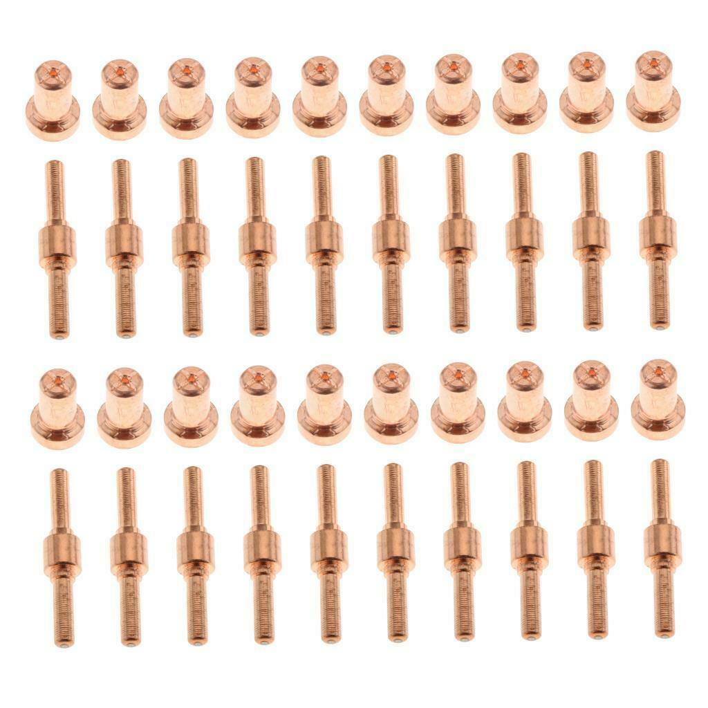 40Amp Air Plasma Cutter Torch Kit 20Pieces Nozzle Tip and 20pcs Electrode Tools