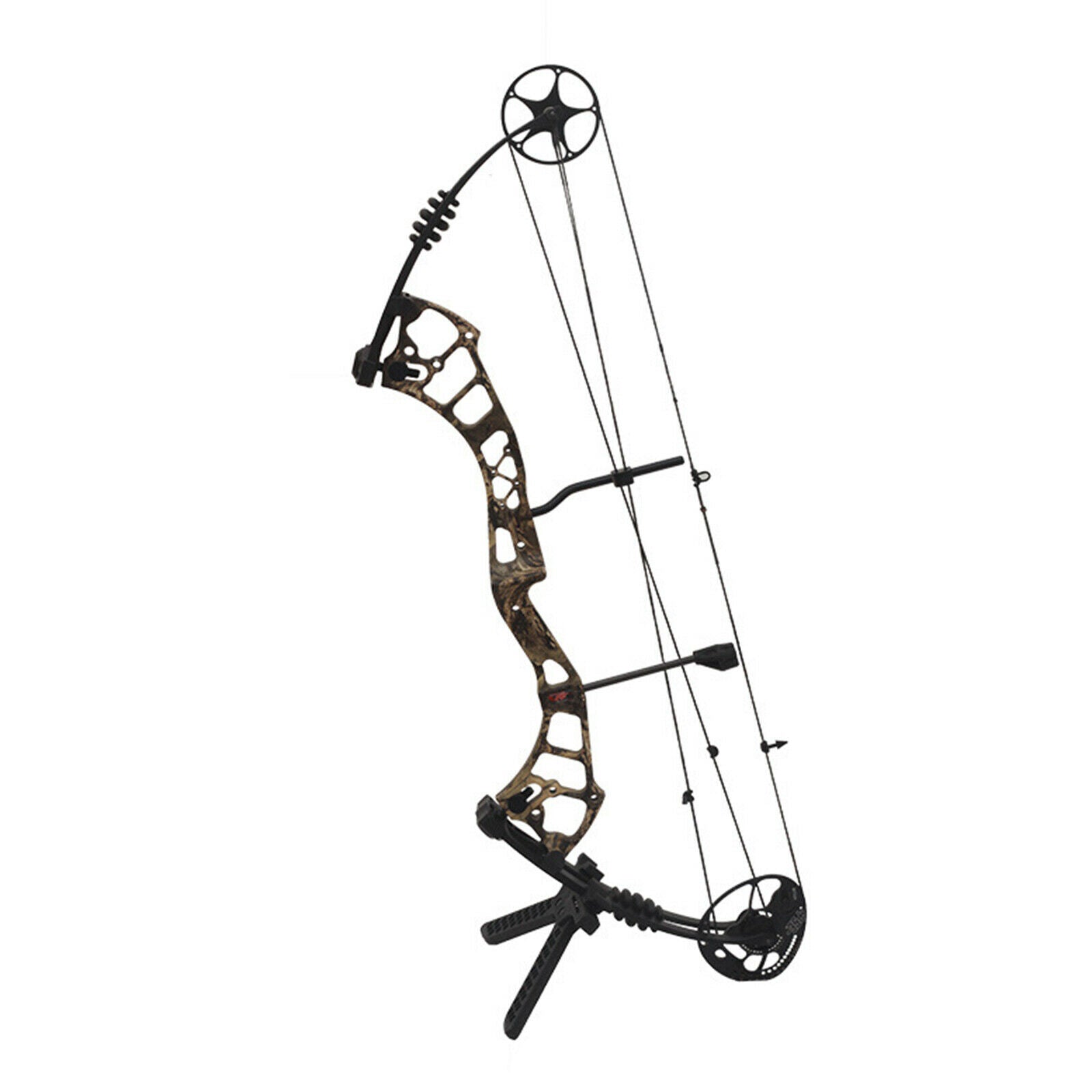 Archery Bow Stand Holder Folding Portable Bows Support Limb Clamp Kickstand