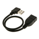 USB 2.0 Male to Female Right Angle Adapter Cable