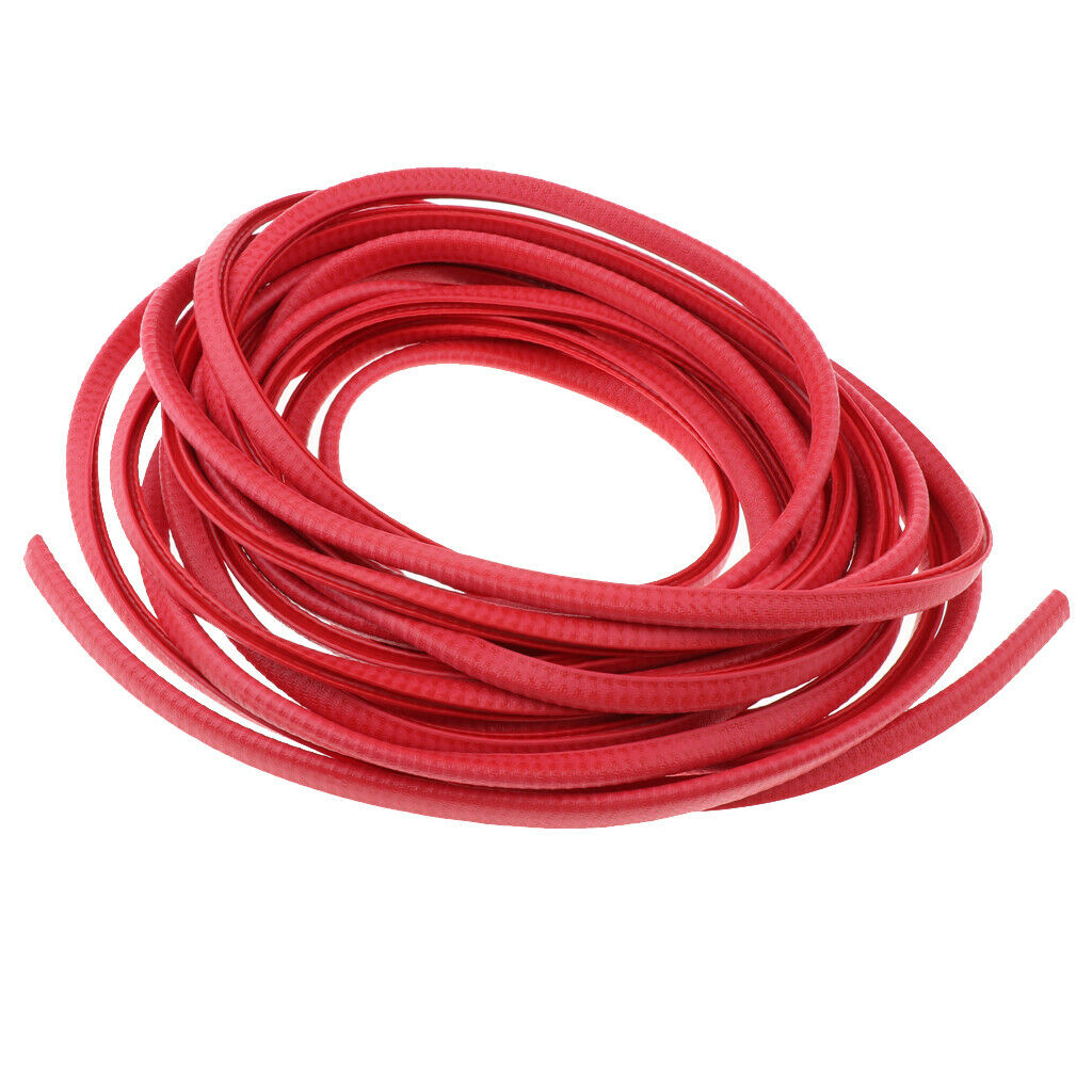 2 Pieces Car Anti Shock Sealing Strips Invisible Protection Tape Black+Red