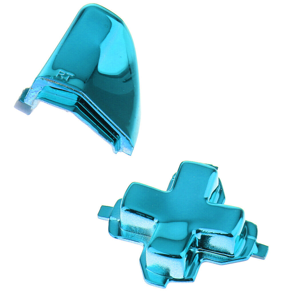 2Piece Full Button Set Bumper ABXY Mod Kit For   One S Controllers Chrome