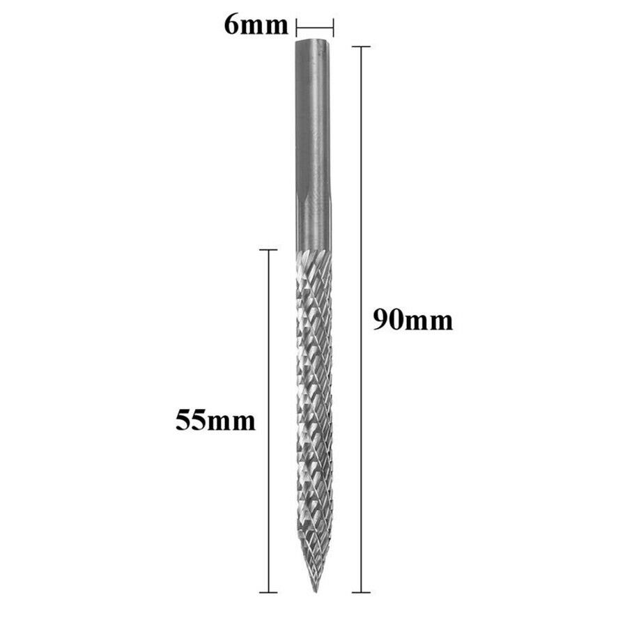 6mmx90mm Tire Repair Carbide Cutter Remove Debris Clean Channel for Better Seal