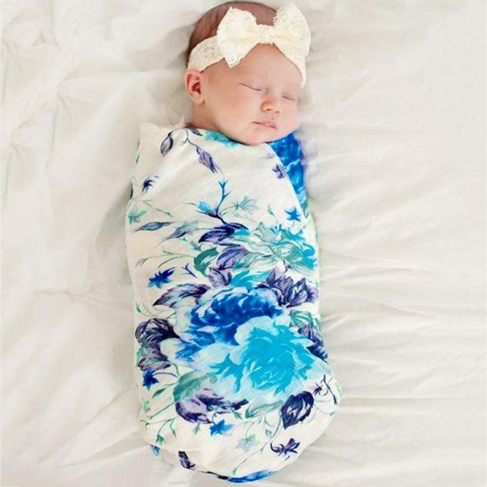 Newborn Babys Print Air Conditioner Blanket Swaddling Blanket Wraps @