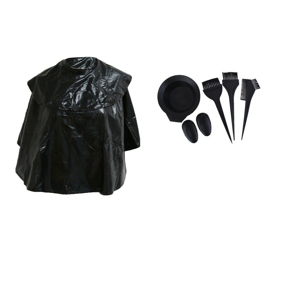 Home Salon Hair Dyeing Bowl Brush Comb Ear Cover Dyeing Cape Hair Care Kits