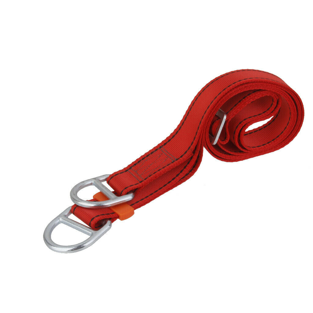 2.5 Meters Adjustable Rock Climbing Mountaineering Sling Strap Red 22KN