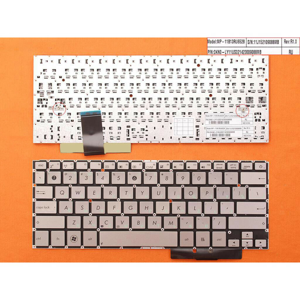 Replacement RU Russian Keyboard For   UX31 UX31E