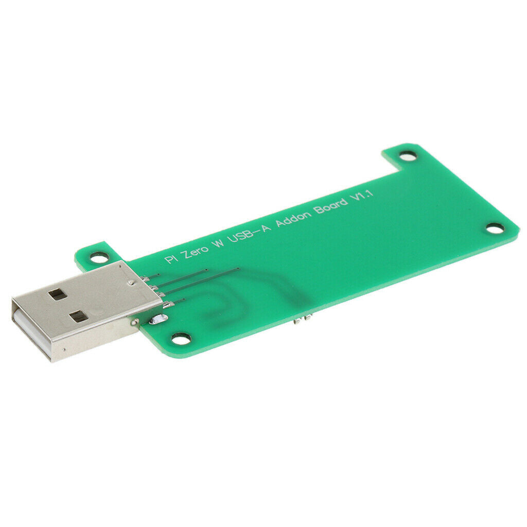 Raspberry Pi Zero W USB-A Addon Board with Protective Acrylic Clear Case