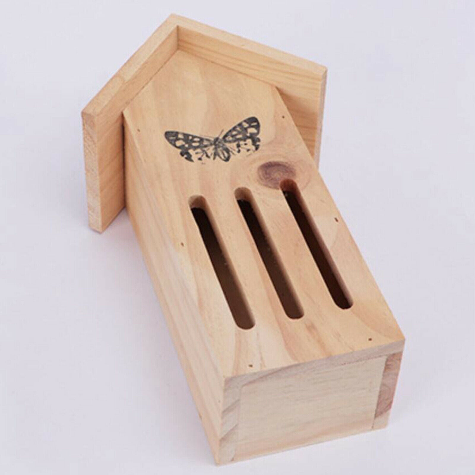Attractive Wooden Butterfly Habitat Haven House for Bees Insects Ladybugs