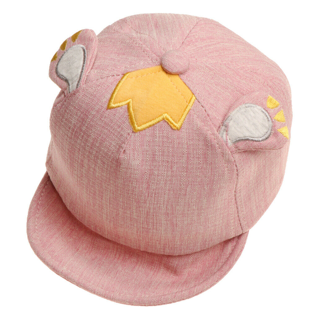 Baby Boys Girls Children Infant Hat Peaked Hats Beret Kids   Pink