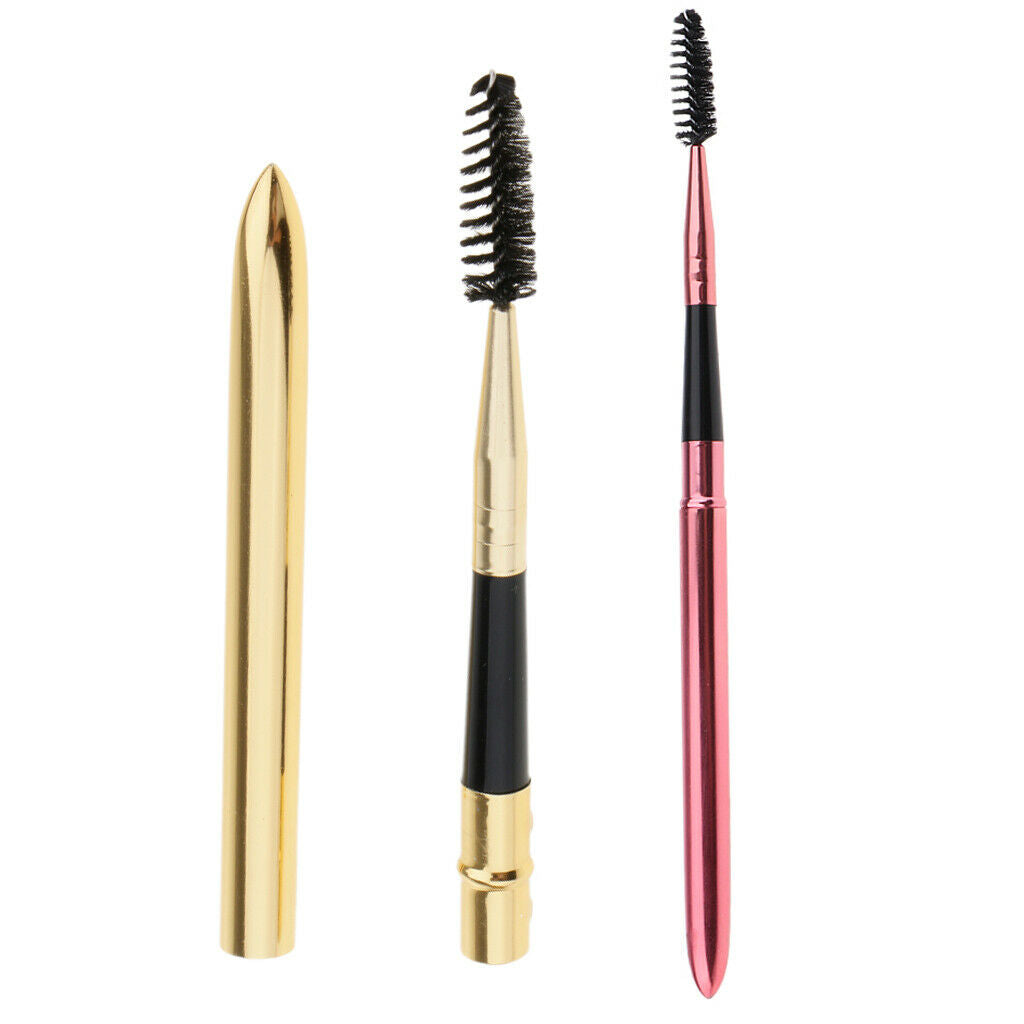 Reusable Mascara Wands Makeup Brush Eyelash Extension Tools Spiral 2 Colors