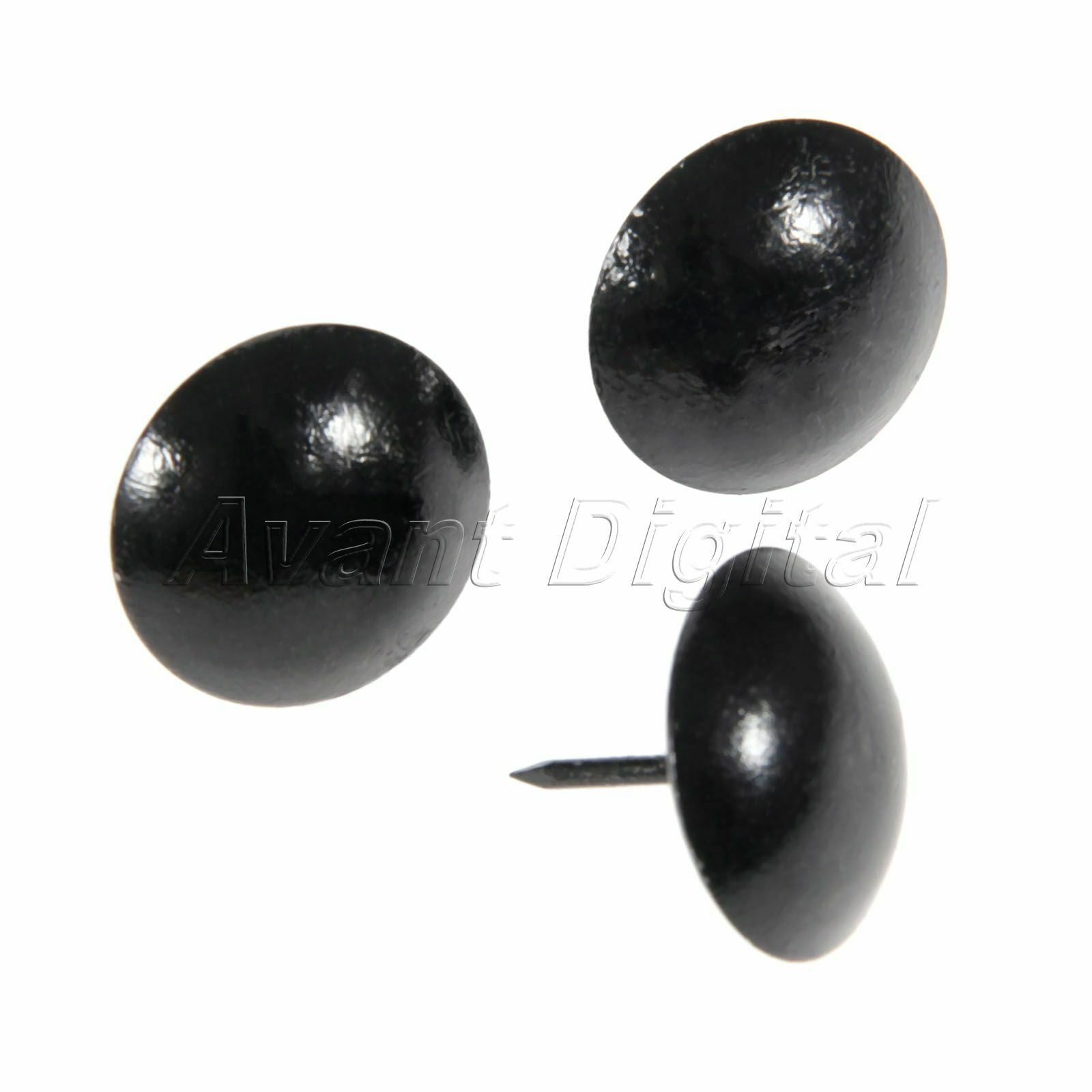 Furniture Hardware Sofa Black Tack Studs Pins Jewelry Box Upholstery Nails 10X