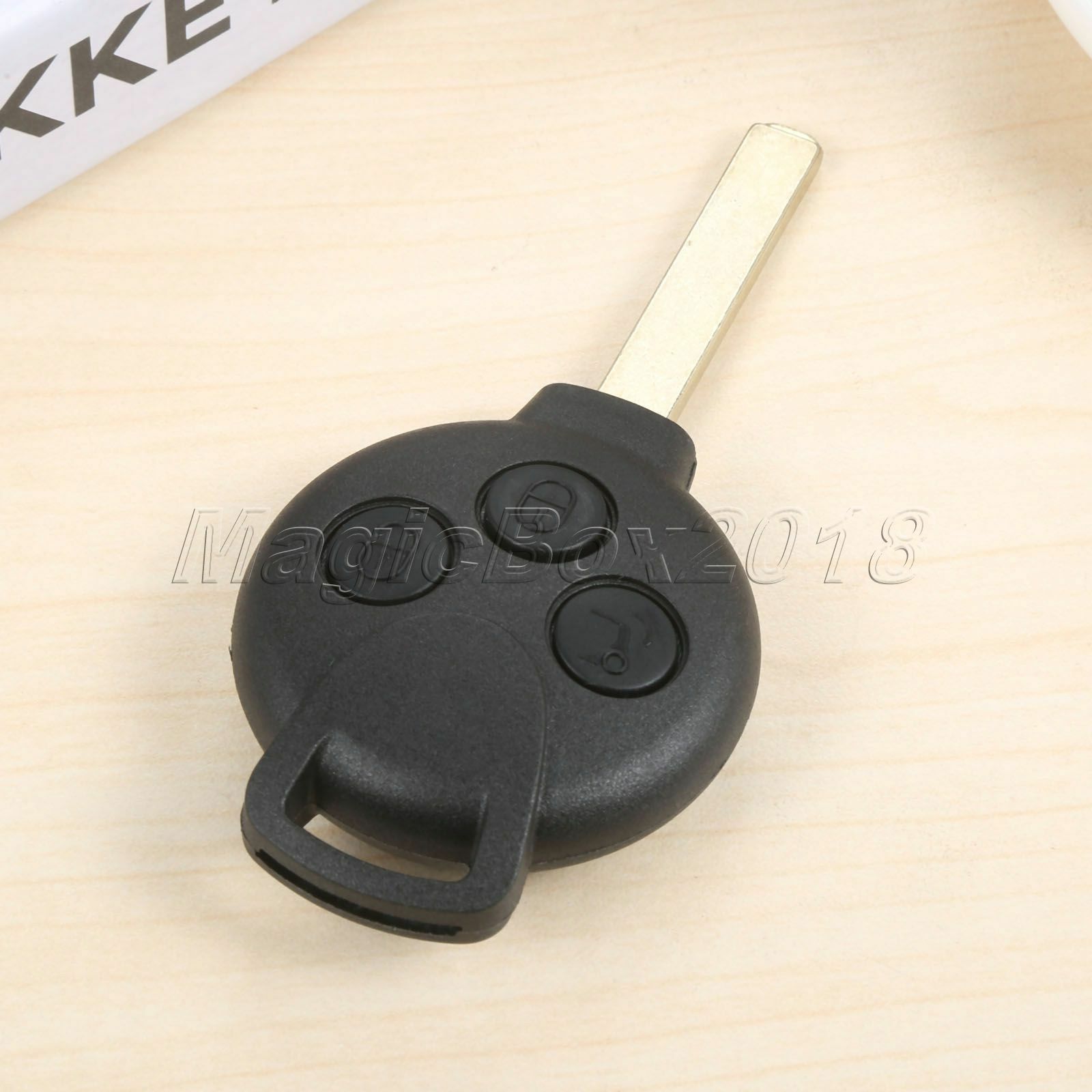 2X Remote Key Fob 3BTN ID46 Chip For Car 07â€“13 Mercedes-Benz Smart Fortwo 451