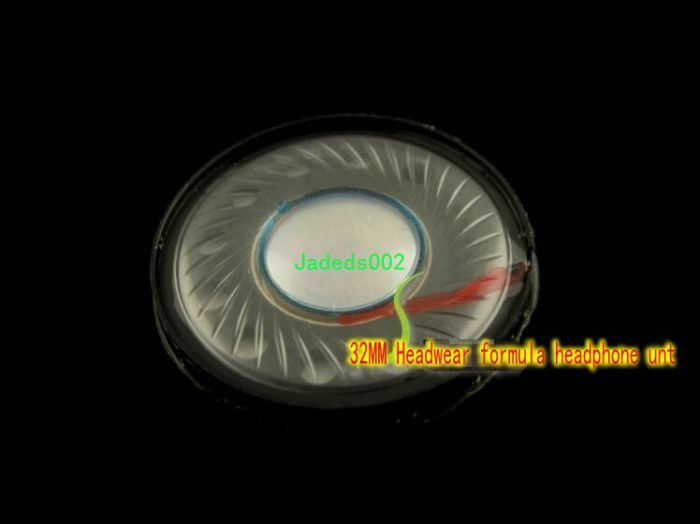 1pcs 32mm 32ohms Headphone speaker Subwoofer headset earphones repair DIY