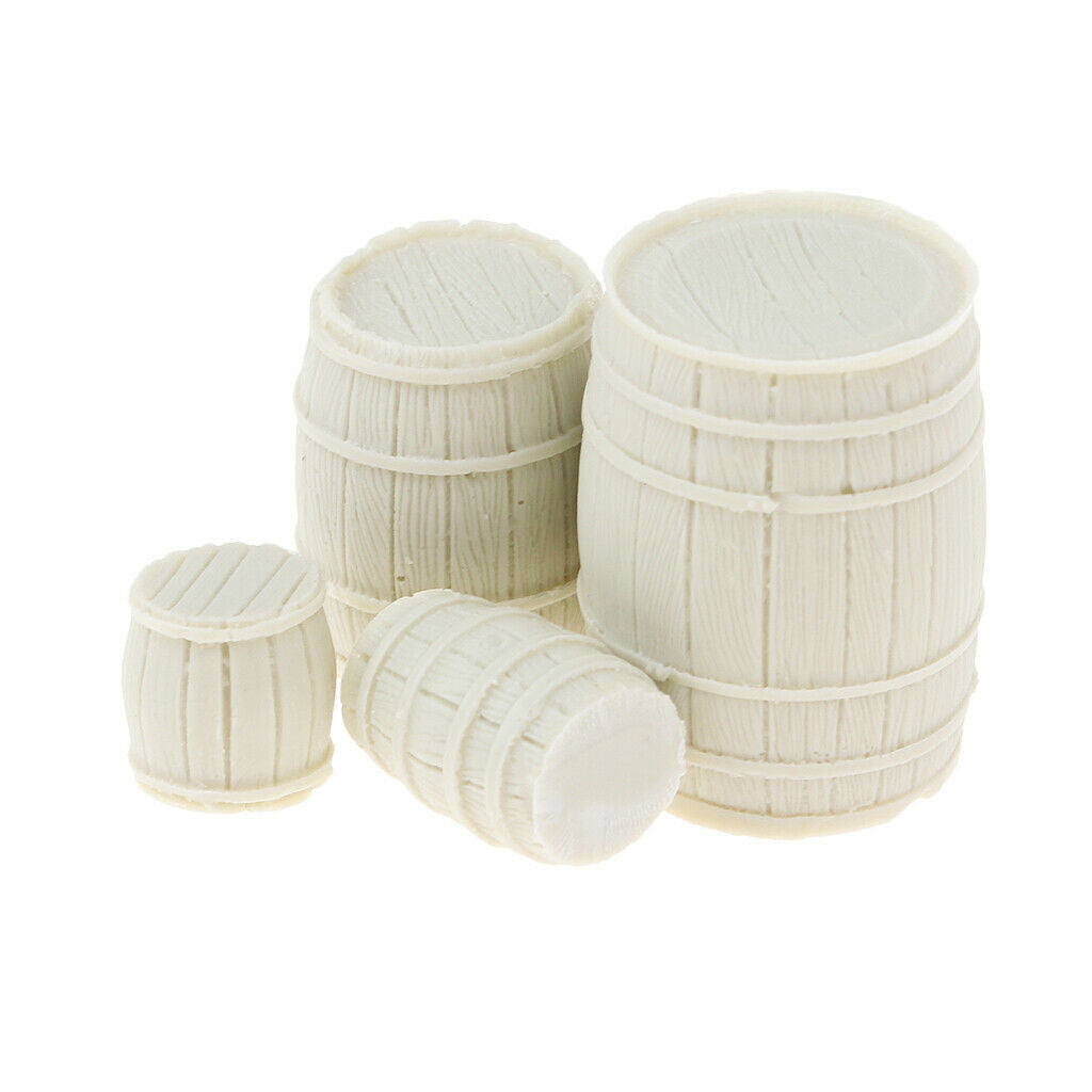 1/35 Military Soldier Food Supplies Basket Cask Models for Sand Table Scene