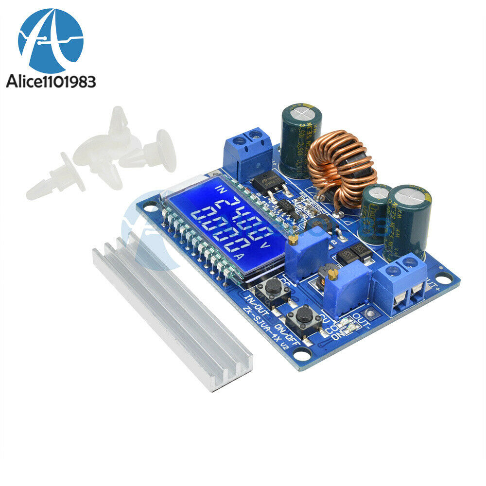 5.5-30V to 0.5-30V  Buck Boost Power Supply Step up down CC CV Module LCD 35W