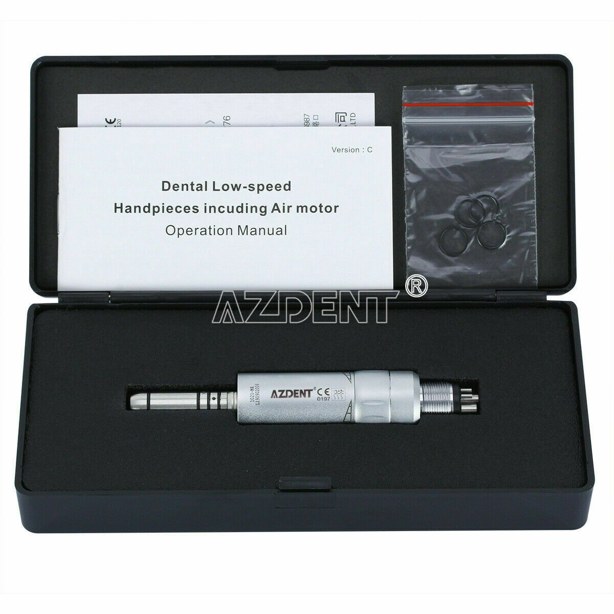 Dental Low Speed Air Motor Handpiece Connector Inner Water 4 Holes AZDENT