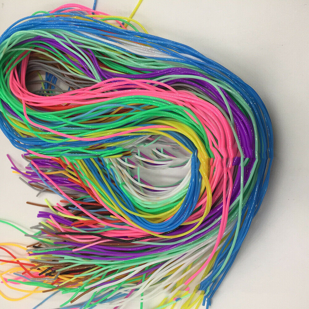 200pcs 1.8mm Plastic String Jewelry Cord Pendants Necklace Weave PVC Supplies