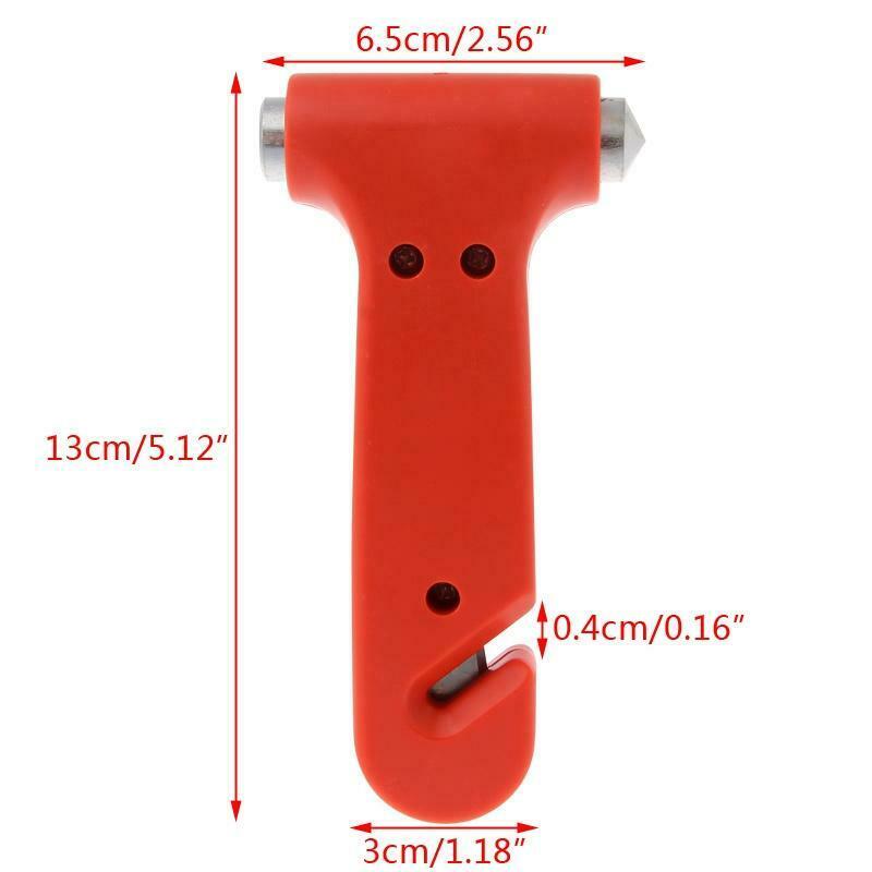 2 in 1 Car Emergency Safety Escape Hammer Glass Window Breaker Cutter Tool