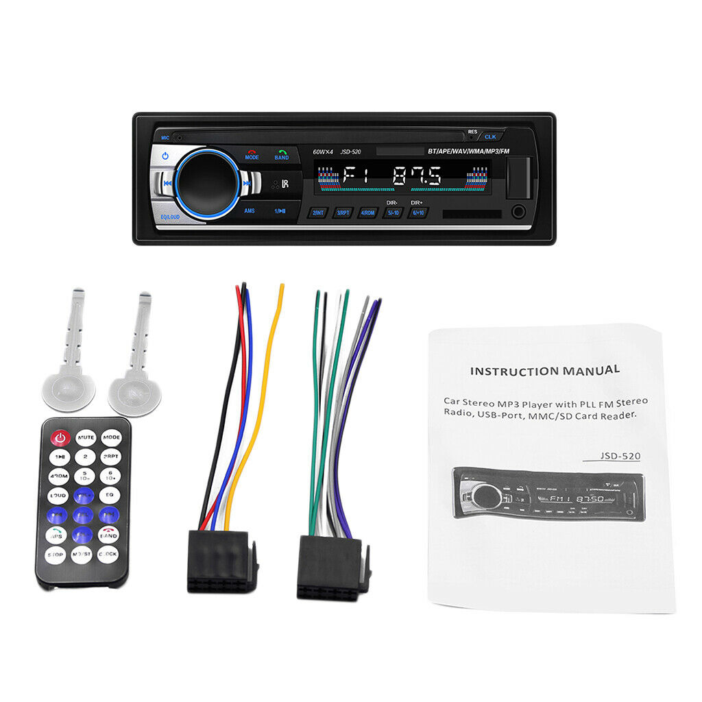 Bluetooth Car MP3 Player Device Bluetooth AUX USB TF Broadcast Handsfree Call