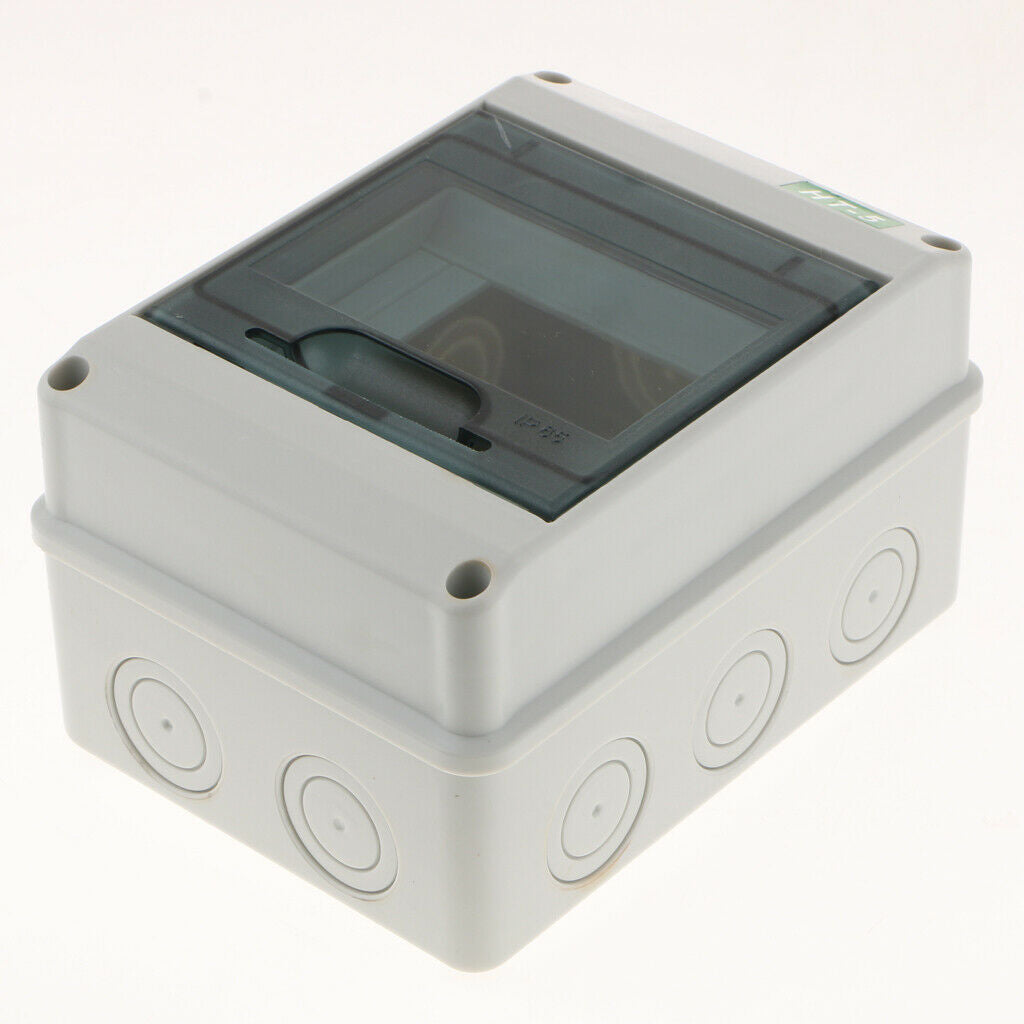 2Pcs Circuit Breaker Distribution Box, Outdoor Waterproof Distribution Box