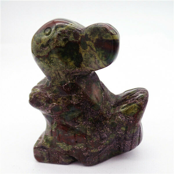 49x40x23mm Natural Dragon Blood Stone Squirrel Decoration Statue Decor HH8072