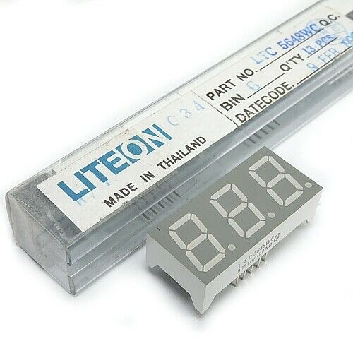 [10pcs] LTC5648WC LED 7-SEGMENT Red DIL10TH