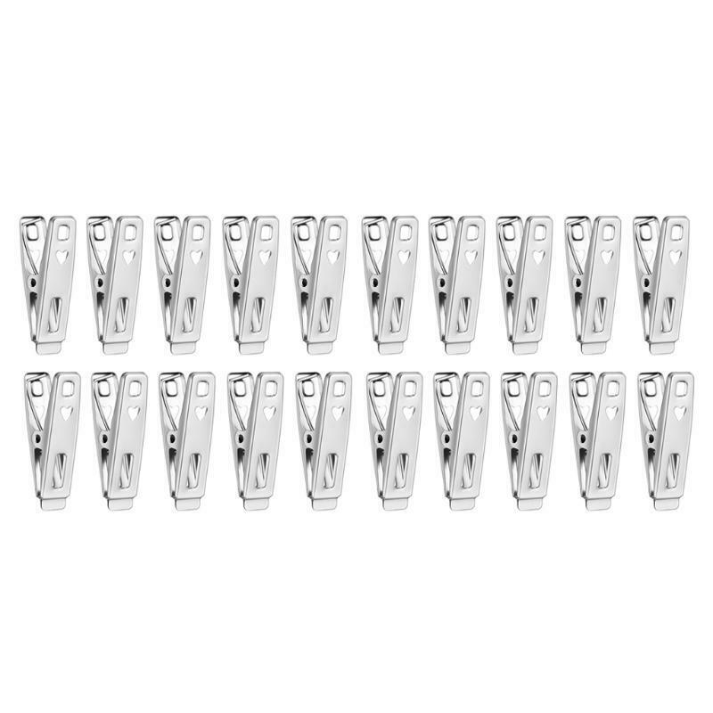 Metal Windproof Clip Strong Spring Stable and Tight Anti Fall Flat Mouth Design
