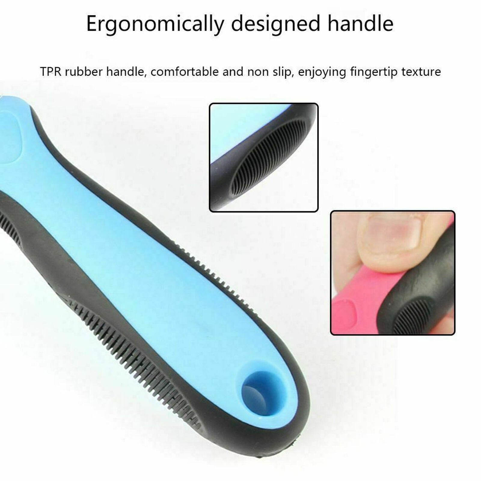 Pets Dog Cat Hair Fur Shedding Blade Trimmer Grooming Rake Dematting Comb Brush