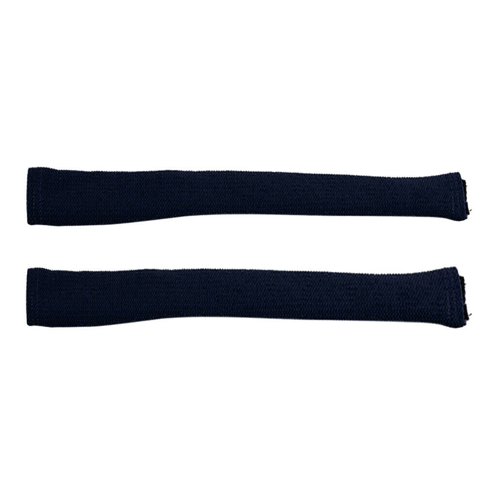 2pcs Non-slip Stretch Furniture Chair Armrest Cover Protector dark blue