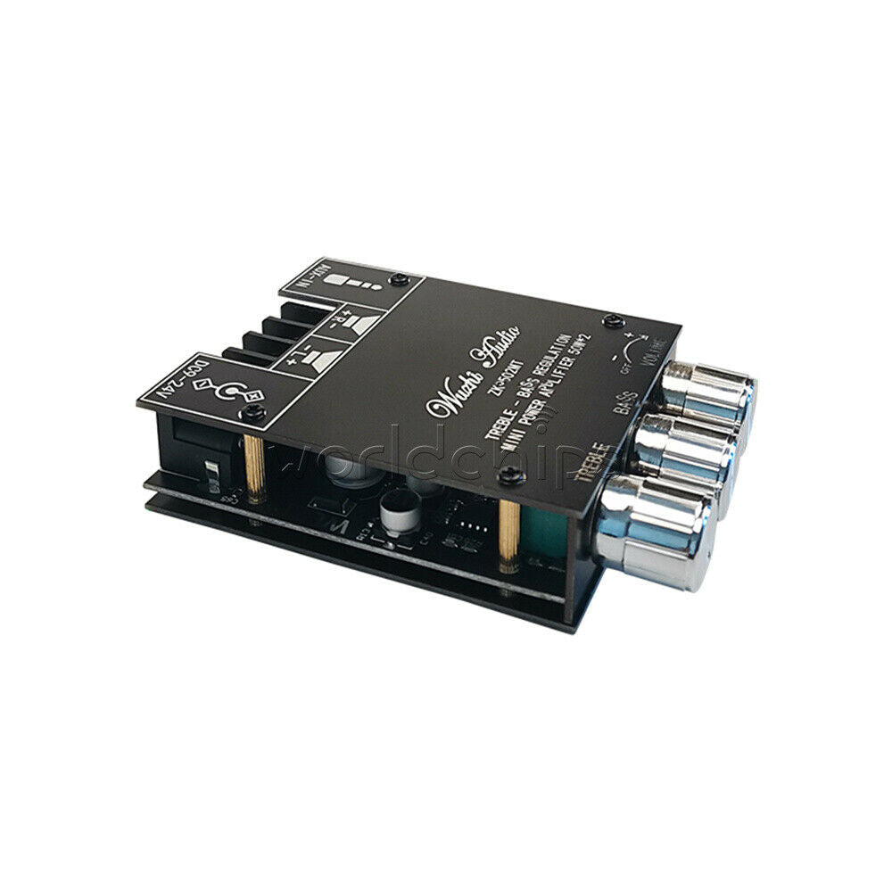 502MT 2*50W Bluetooth 5.0 Amplifier Board Dual Channels High Power Audio Stereo