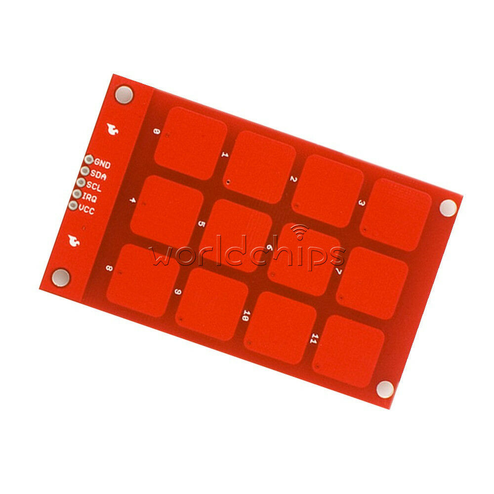 MPR121 Capacitive Touch Keypad Shield Module Sensitive key keyboard for arduino