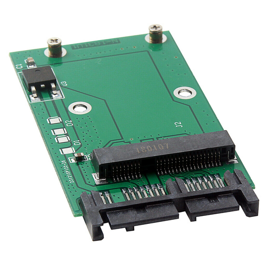 2 Pieces Premium MSATA To 7+9 1.8" Micro SATA Converter Adapter For Notebook
