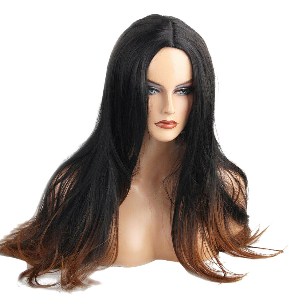 24 Inches Female Long Wig Women Full Wig Naturally Curled Curly Wigs Synthetic