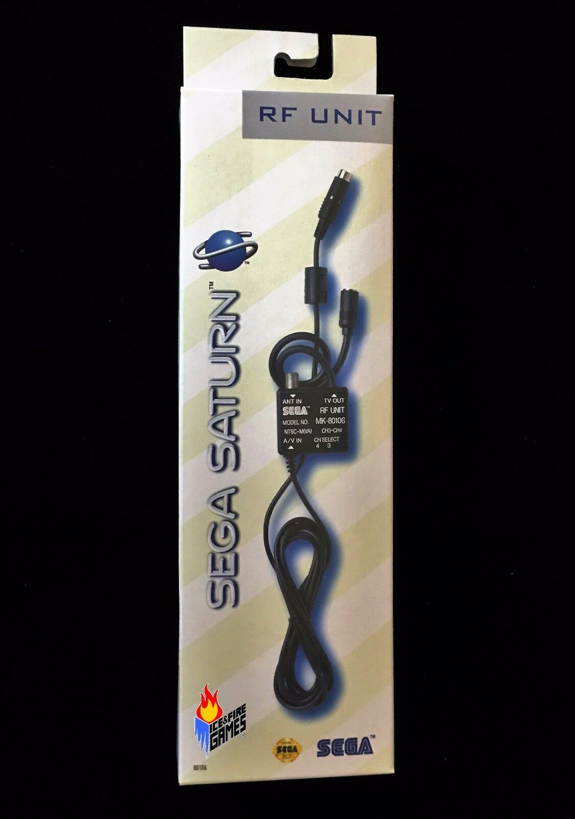 New OEM RF Unit AV Cable for Sega Saturn
