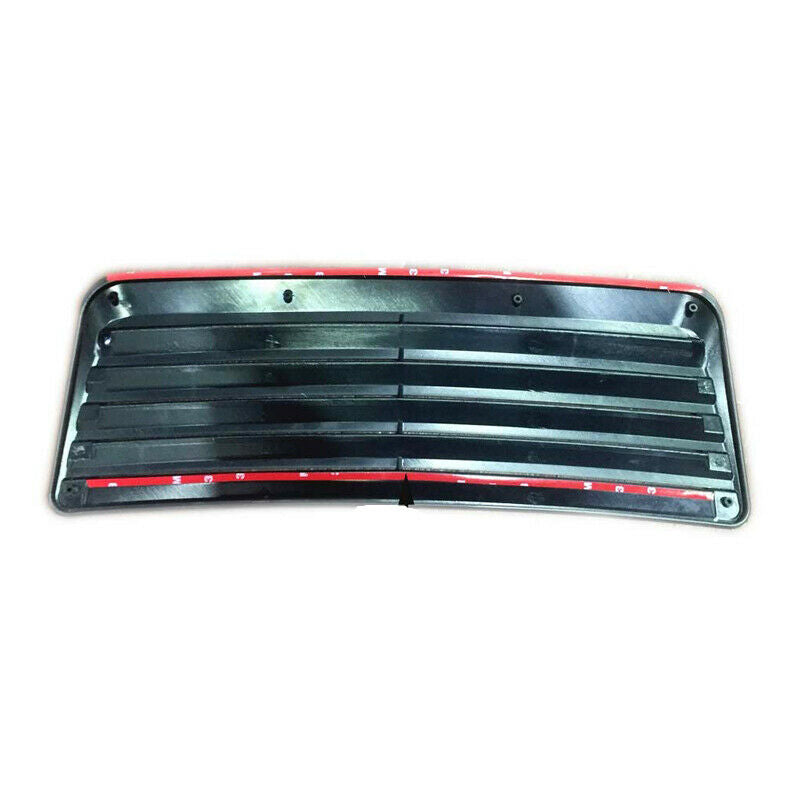 1PC 47x18cm ABS Adhesive Car Decorative Air Flow Intake Hood Scoop Cover Black